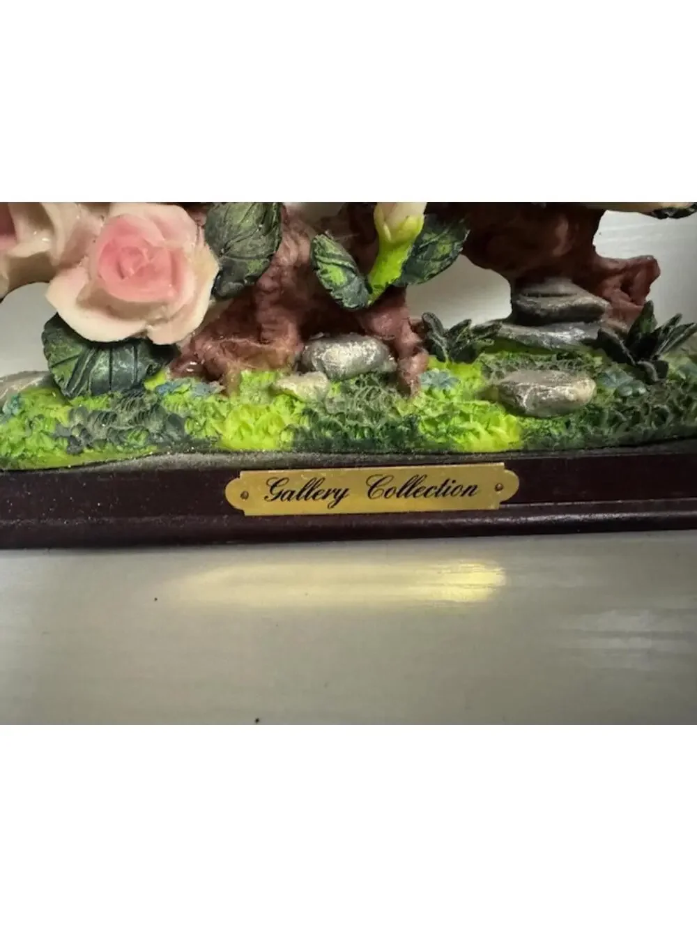 Vintage Bird-Themed Quartz Mantel Clock